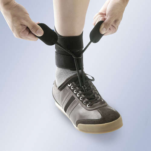 Boxia podciąg do zastosowania na opadającą stopę Orliman AB01, orteza podnosząca stopę, do obuwia wiązanego